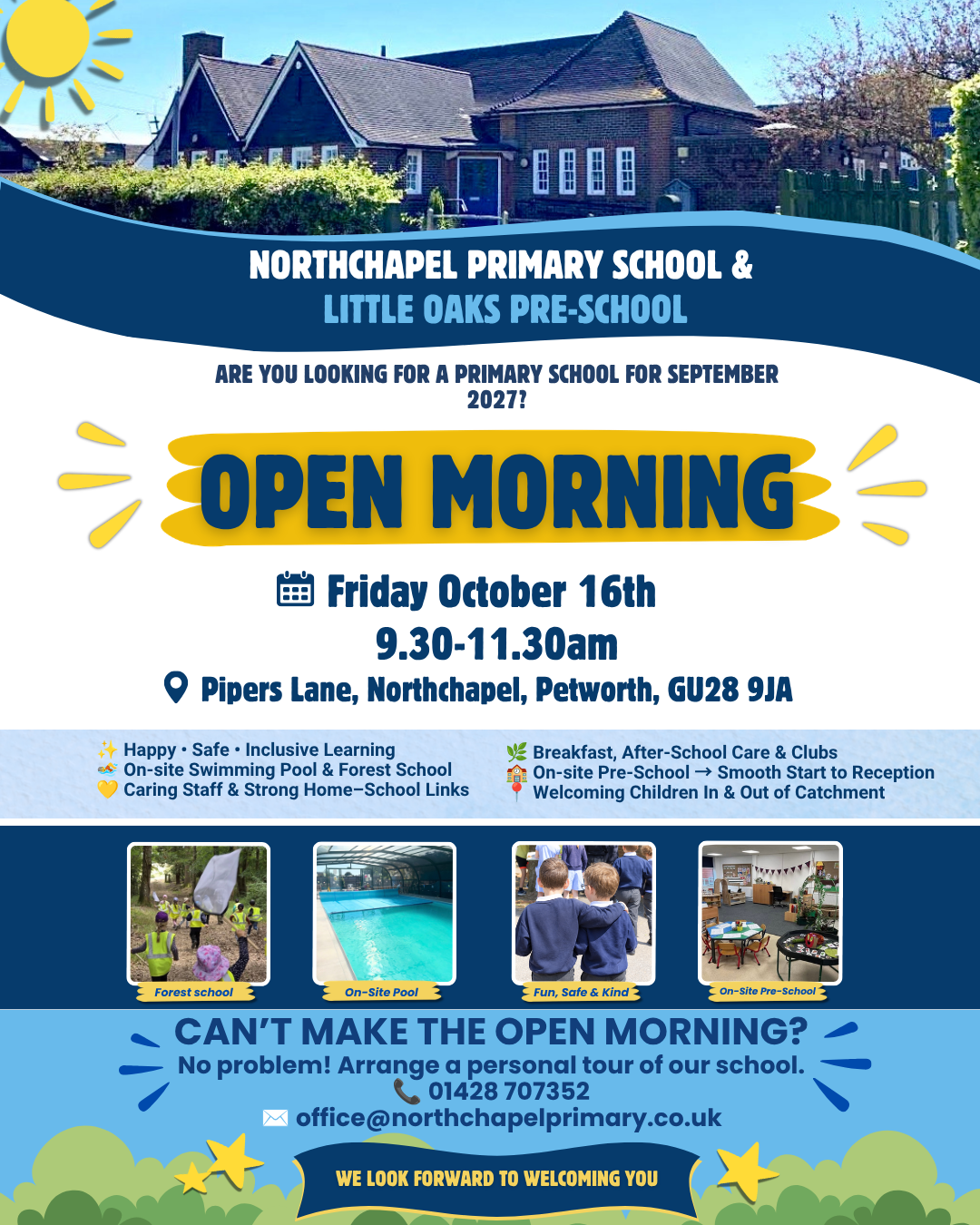 Please visit us on our next Open Day